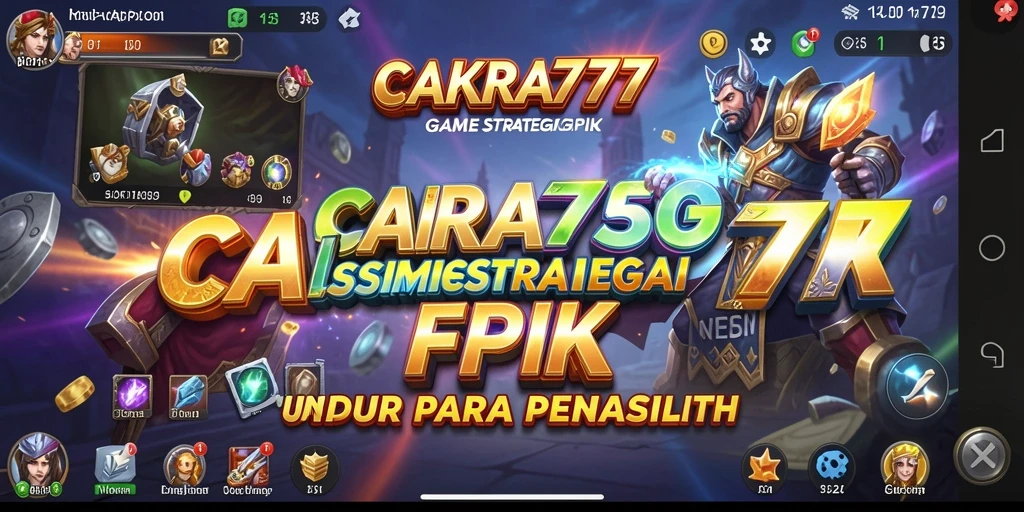 Gameplay seru dalam CAKRA777 yang menantang strategi Anda.