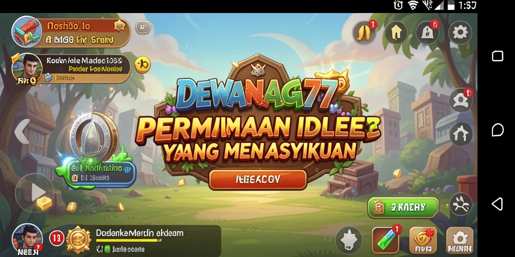 Tampilan layar gameplay DEWANAGA77 yang memikat dan mengasyikkan.