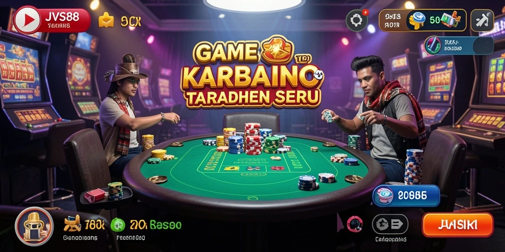 Tampilan gameplay seru dari JVS88 di kasino virtual.