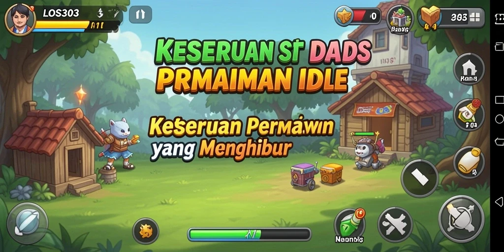 Tampilan gameplay menyenangkan dan interaktif dari LOS303.