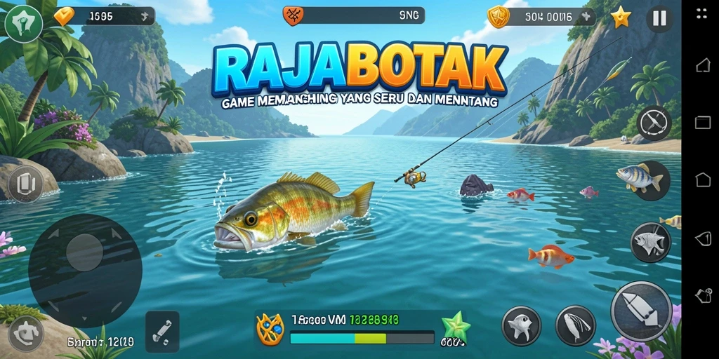 Tangkapan ikan besar di RAJABOTAK saat gameplay.