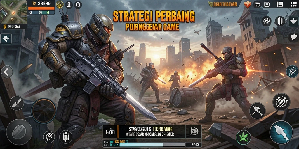 Tampilan gameplay SR996 menunjukkan pertempuran strategis yang mendebarkan.